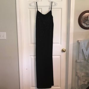 Black spaghetti strap dress